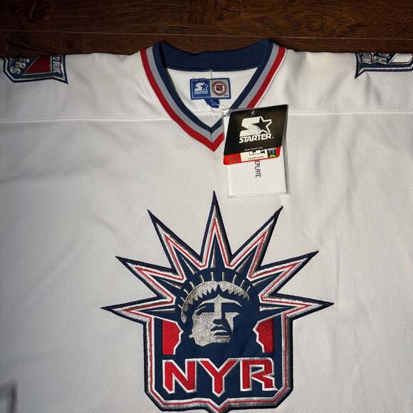 Vintage New York Rangers Lady Liberty Jersey - Starter - NWT - Size XL - Picture 2 of 8